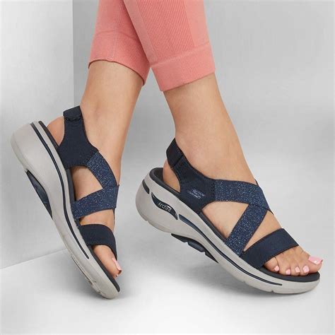 Buy Skechers Women Navy Casual Sandals Online | SKU: 239-140226-17-6 ...