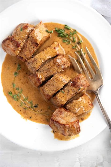 Pork Tenderloin with Mustard Sauce Recipe