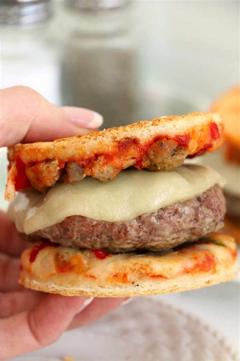 Frozen Pizza Burgers - Inspirational Momma
