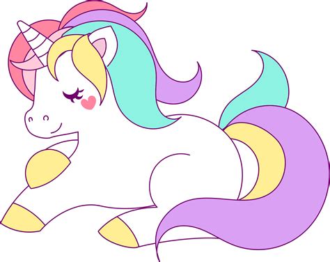 Pastel Unicorn Vector Clipart image - Free stock photo - Public Domain ...