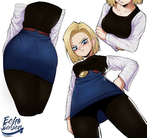 Android 18 - DRAGON BALL Z - Image by ECHO (Mangaka) #3838056 - Zerochan Anime Image Board