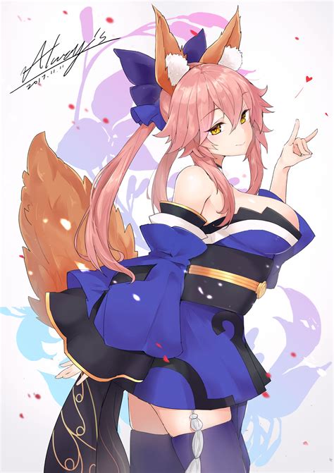 tamamo and tamamo no mae (fate and 1 more) drawn by xiaodi | Danbooru