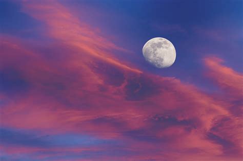 Moon Sky Clouds Night Free Stock Photo - Public Domain Pictures