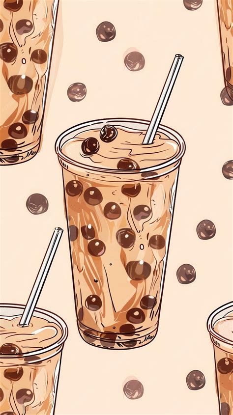 Premium Photo | Aesthetic Boba Tea Delight Lush and detailed boba tea ...