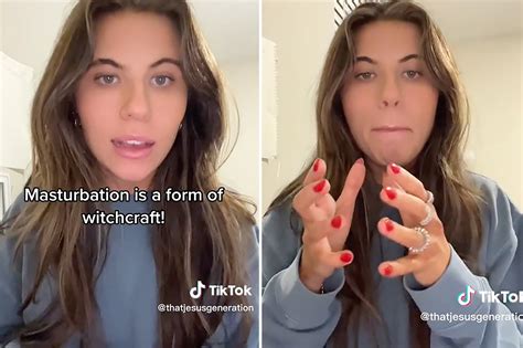 Christian influencer mocked for calling masturbation 'witchcraft ...