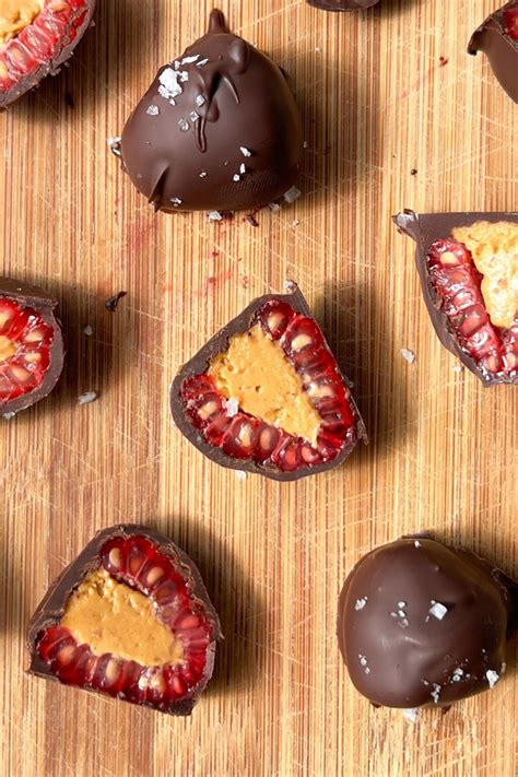 Chocolate Covered Raspberries Recipe with Peanut Butter - Feasty Travels