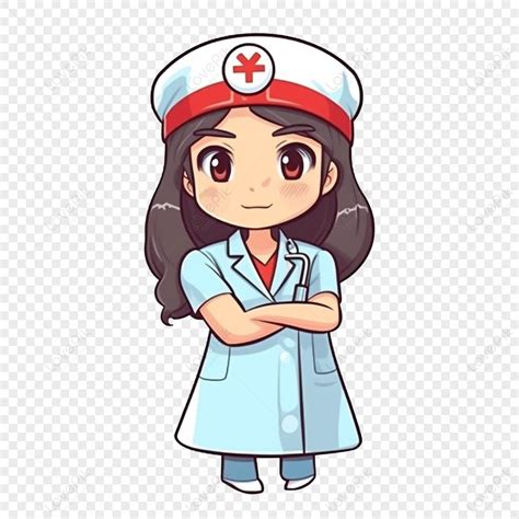 Nurses Day Nurse Black Long Hair Pattern,international Nurse,nurses Day ...