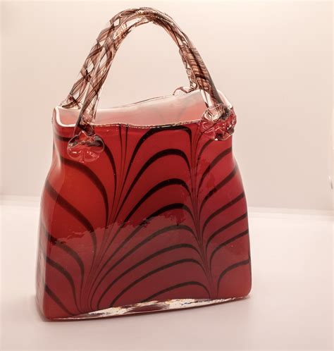 Vintage Murano Glass Purse Vase at Leonard Kaminski blog