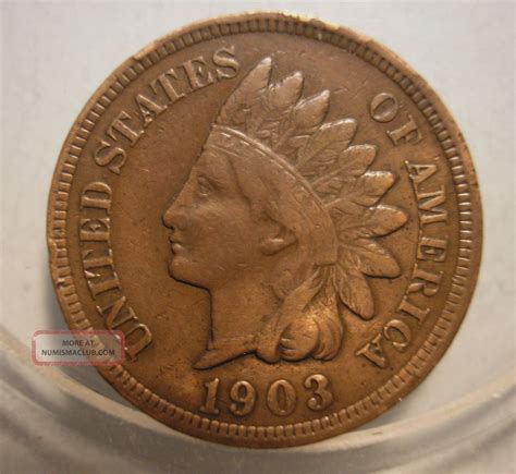 1903 Indian Head Cent (brown Tone)