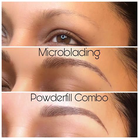 3D Microblading and Powder brows combo | Microblading eyebrows ...