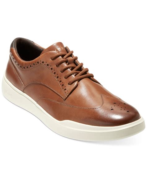 Cole Haan Men's Grand Crosscourt Wingtip Sneakers Men's Shoes In ...