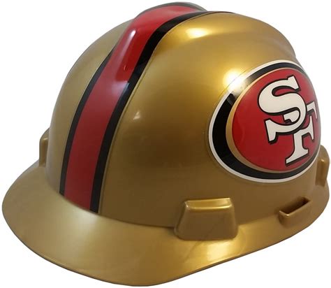 MSA San Francisco 49ers NFL Officially Licensed Hard hat. | Sports Hard ...