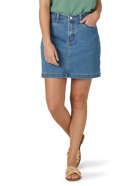 Lee Women's Midrise Denim Skort - Walmart.com