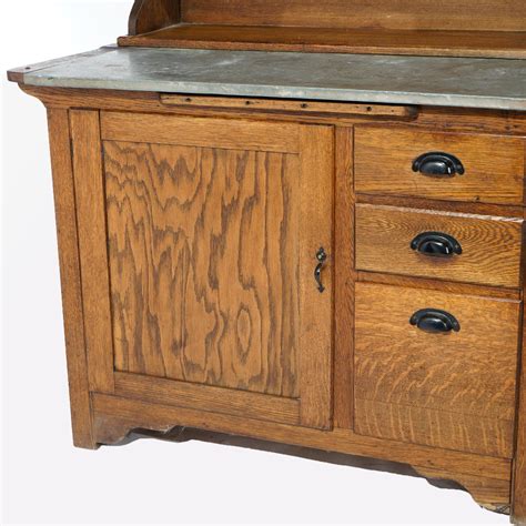 Antique Oak Hoosier Kitchen Cabinet Circa 1900 at 1stDibs | antique ...