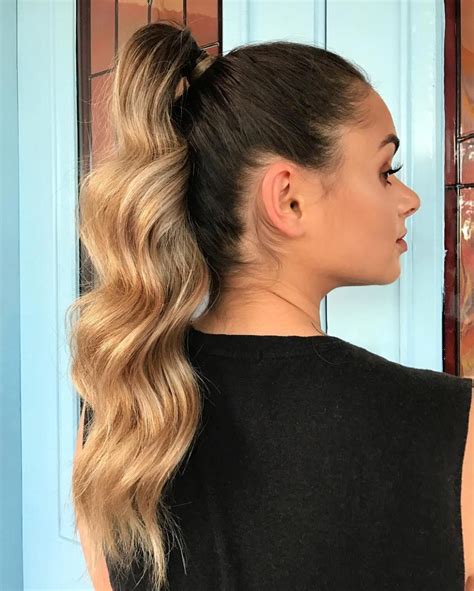 A high ponytail is popular because it is so versatile and easy to do ...