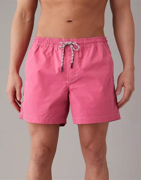 AE 5" Solid Flex Swim Trunk | American Eagle
