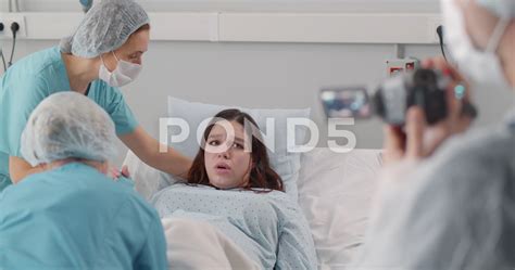 Pregnant Women Giving Birth