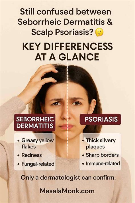 Scalp Psoriasis vs Seborrheic Dermatitis: Differences & Treatment