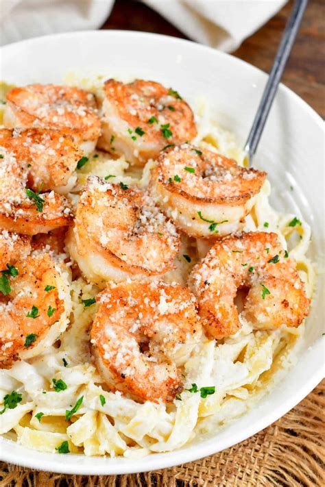 Shrimp Linguine Alfredo
