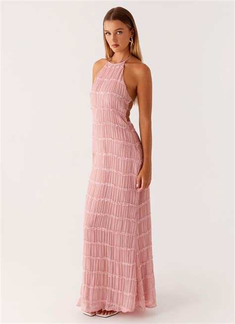 Aullie Maxi Dress - Pink – Peppermayo UK