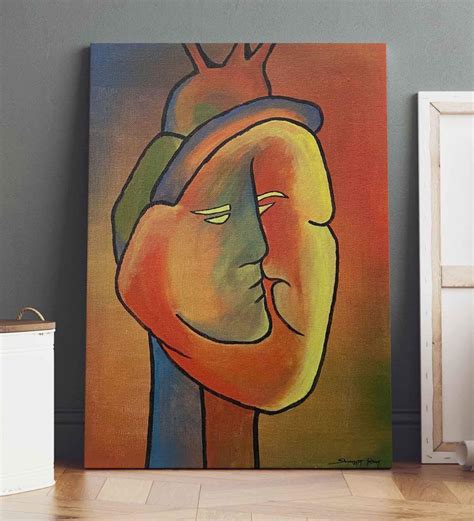 Buy Red Album Art Canvas Original Wall Painting at 31% OFF by Saffron ...