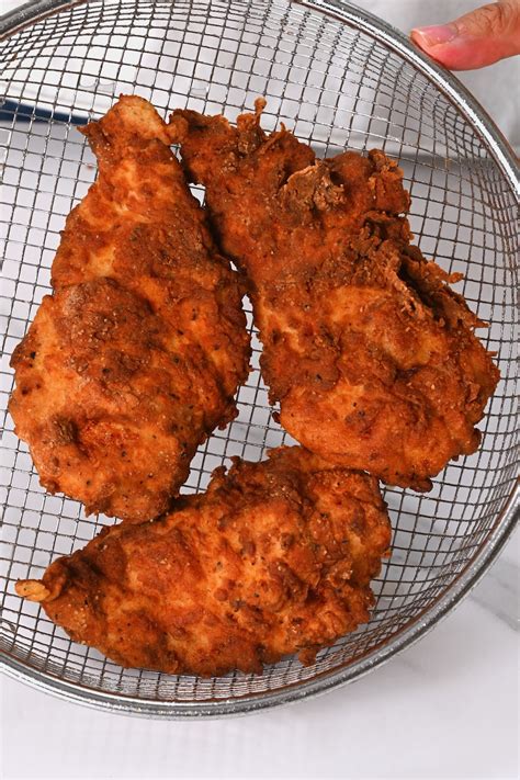 Crispy Fried Chicken Breast - Alphafoodie