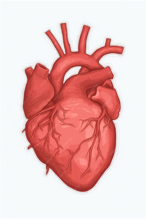 Premium Photo | A diagram of a heart with the word heart on it
