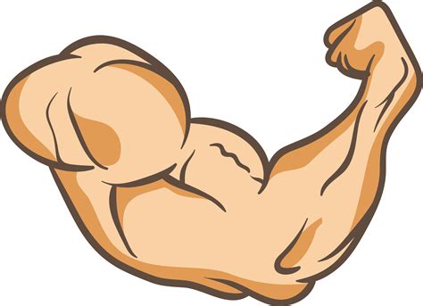 Arms Thumb Muscle Clip Art A Powerful Arm 2359 1711 - Muscle Arms Png ...