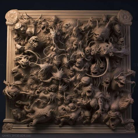 Games - Nightmare Creatures 2018 2, GAMES_29530. 3D stl model for CNC