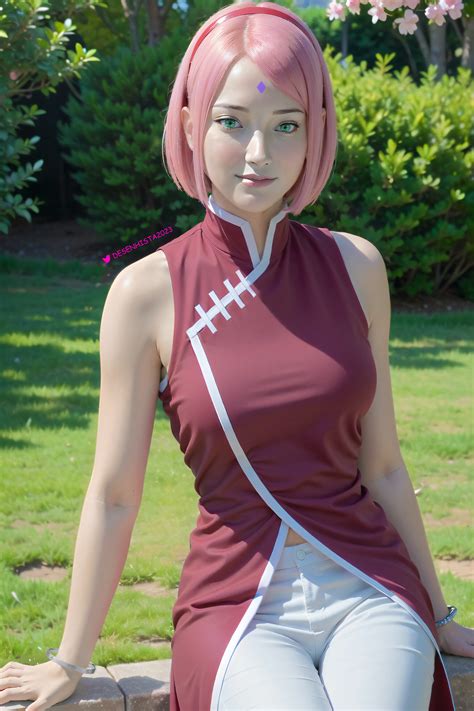ArtStation - Sakura Haruno (Realistic) | Boruto Series