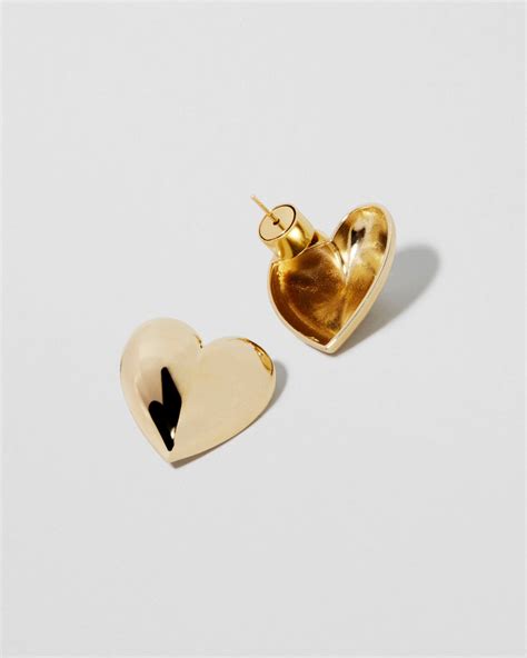 Small Puffy Heart Earrings | Jennifer Fisher