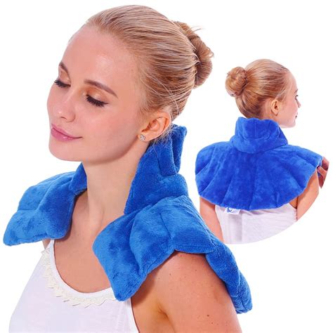 Huggaroo Original Microwave Heating Pad - Cordless Weighted Heated Neck ...
