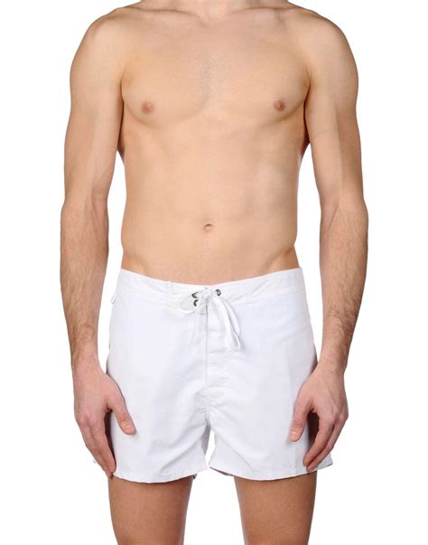 Mens White Swim Trunks at Rebecca Bowens blog