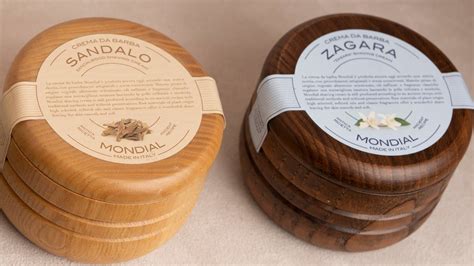 Zagara (Orange Flower) Shaving Cream in Wood Bowl 140ml-MONDIAL 1908