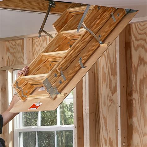Century Wood Folding Attic Ladder To (Rough Opening: X, 60% OFF