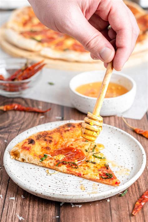 Homemade Hot Honey Pepperoni Pizza with Goat Cheese w/Goat Cheese » the ...