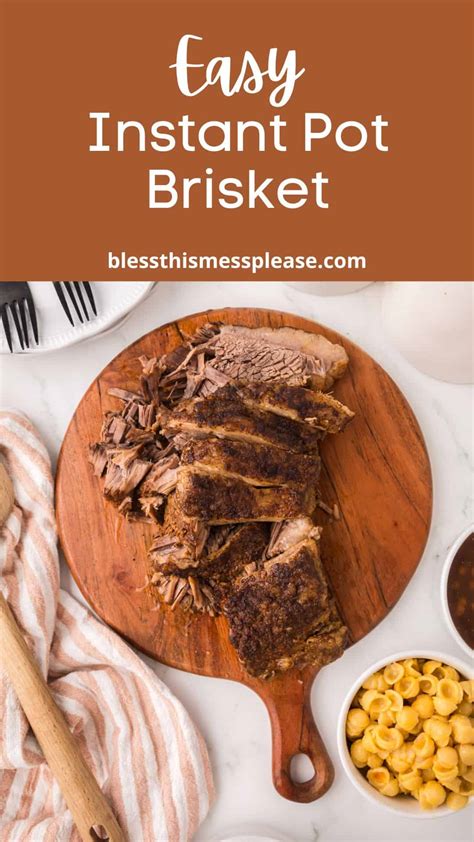 Easy Instant Pot Brisket That Falls Apart Every Time — Bless this Mess
