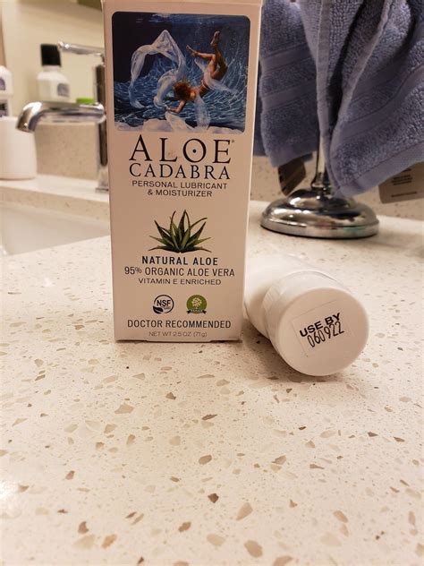 The expiration date on our new lube | Scrolller