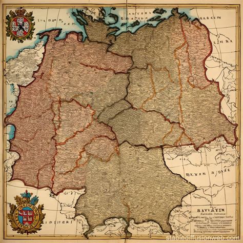 Landkarte von Bayern | Stable Diffusion Online