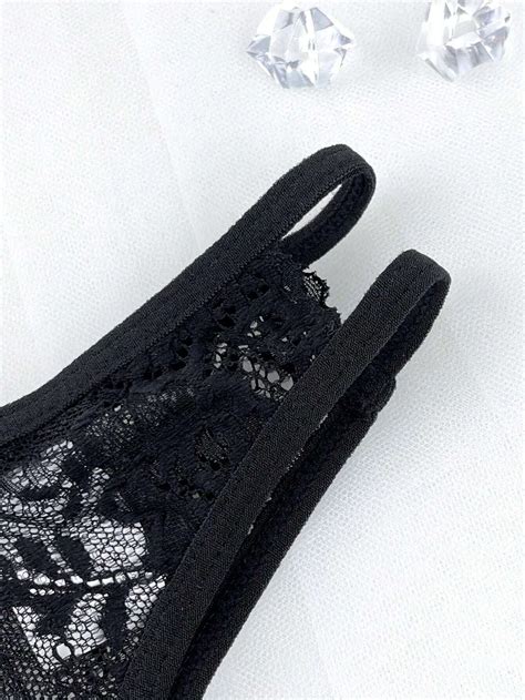 Women's Sexy Crotchless Lace Panty, Single Piece | SHEIN UK