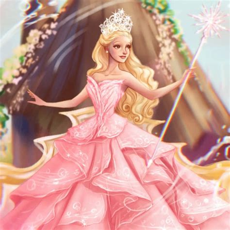 Glinda in pink bubble dress fan-art | Pink bubble dress, Bubble dress ...