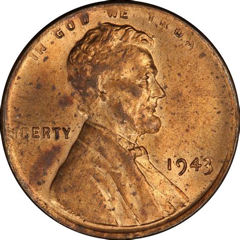 1943 1c Ms | Lincoln Cents - Wheat Reverse | Coin