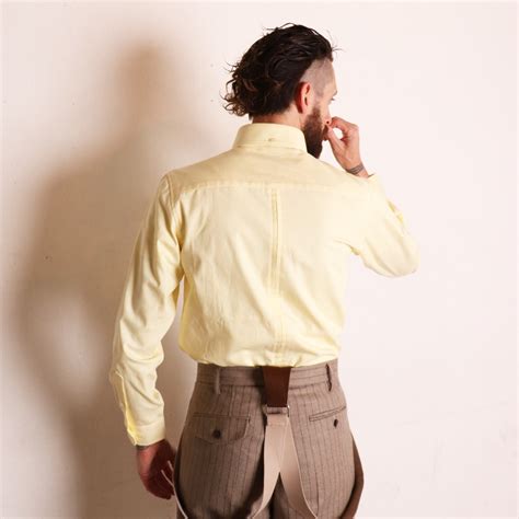 BEAGLE COLLAR SHIRTS PALE YELLOW｜SHIRTS-｜Original John ONLINE SHOP