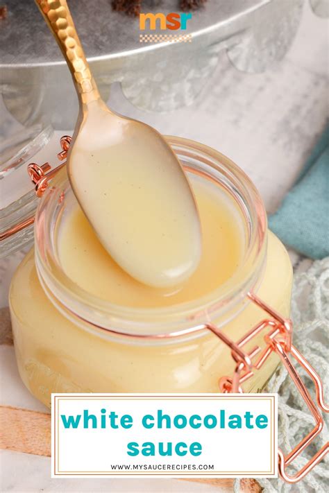 White chocolate syrup – Artofit