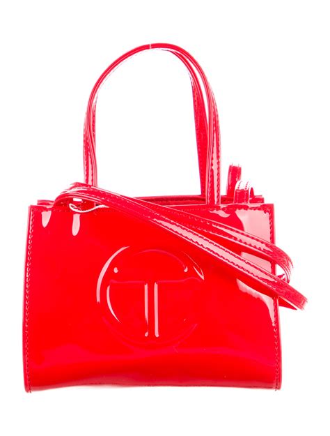 Telfar Small Red Shopping Bag - Red Mini Bags, Handbags - WTELG26494 ...