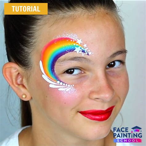 Learn How to Make a Vibrant Rainbow Face Paint - IFPS