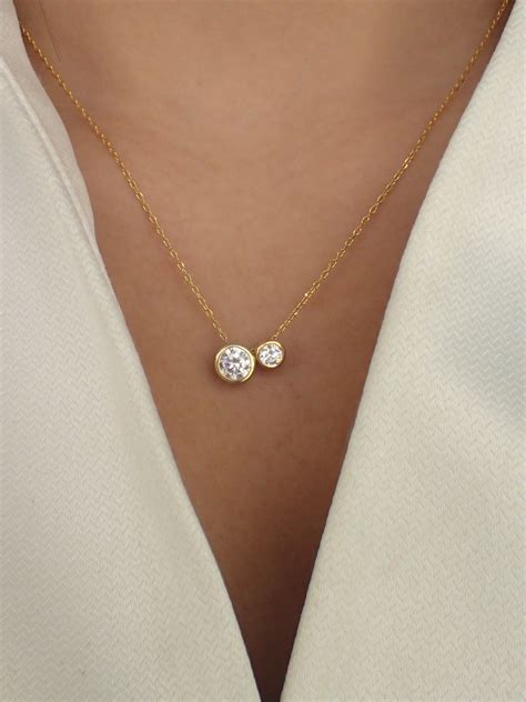 Delicate diamond necklace – Artofit