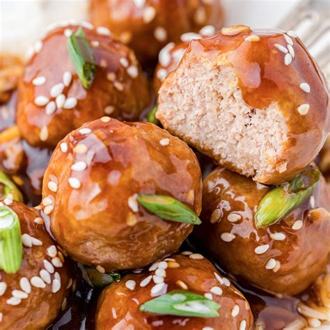 Honey Sriracha Meatballs Recipe | Her Wholesome Kitchen
