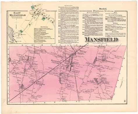 Mansfield, Massachusetts 1871 - WardMaps LLC