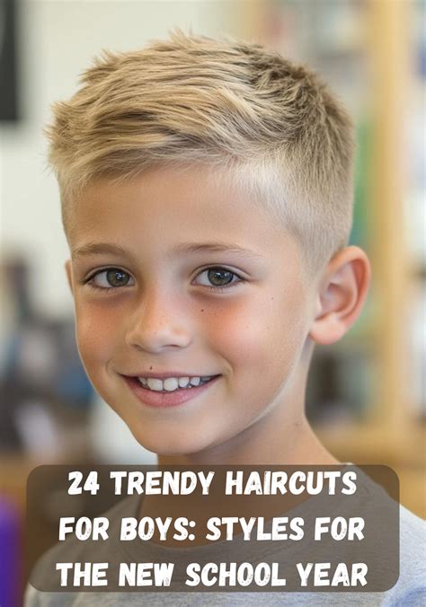 24 Trendy Haircuts for Boys: Styles for the New School Year | Boys ...